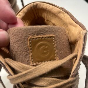 Greats Wool Tan High Top Sneakers for Men Size 13US Made in Italy